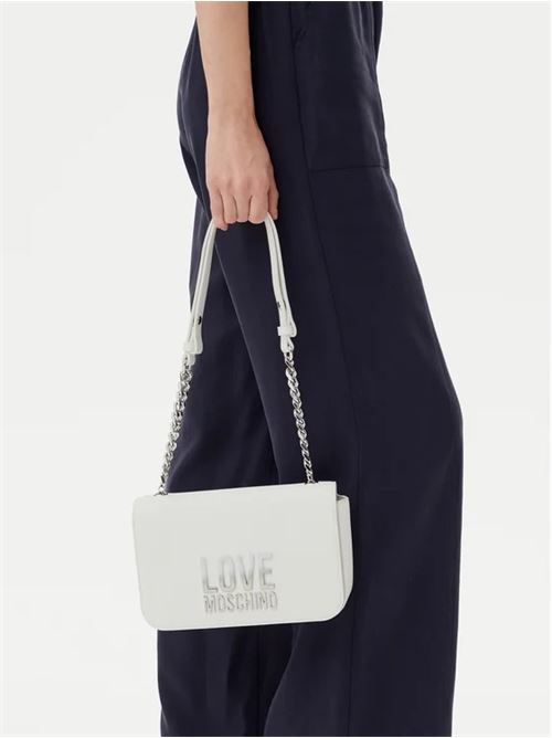 BORSA PU GRS BIANCO LOVE MOSCHINO | JC4254PP0MKD0/100